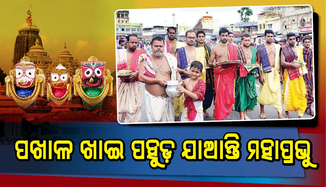  ପଖାଳ ଖାଇ ପହୁଡ଼ ଯାଆନ୍ତି ମହାପ୍ରଭୁ