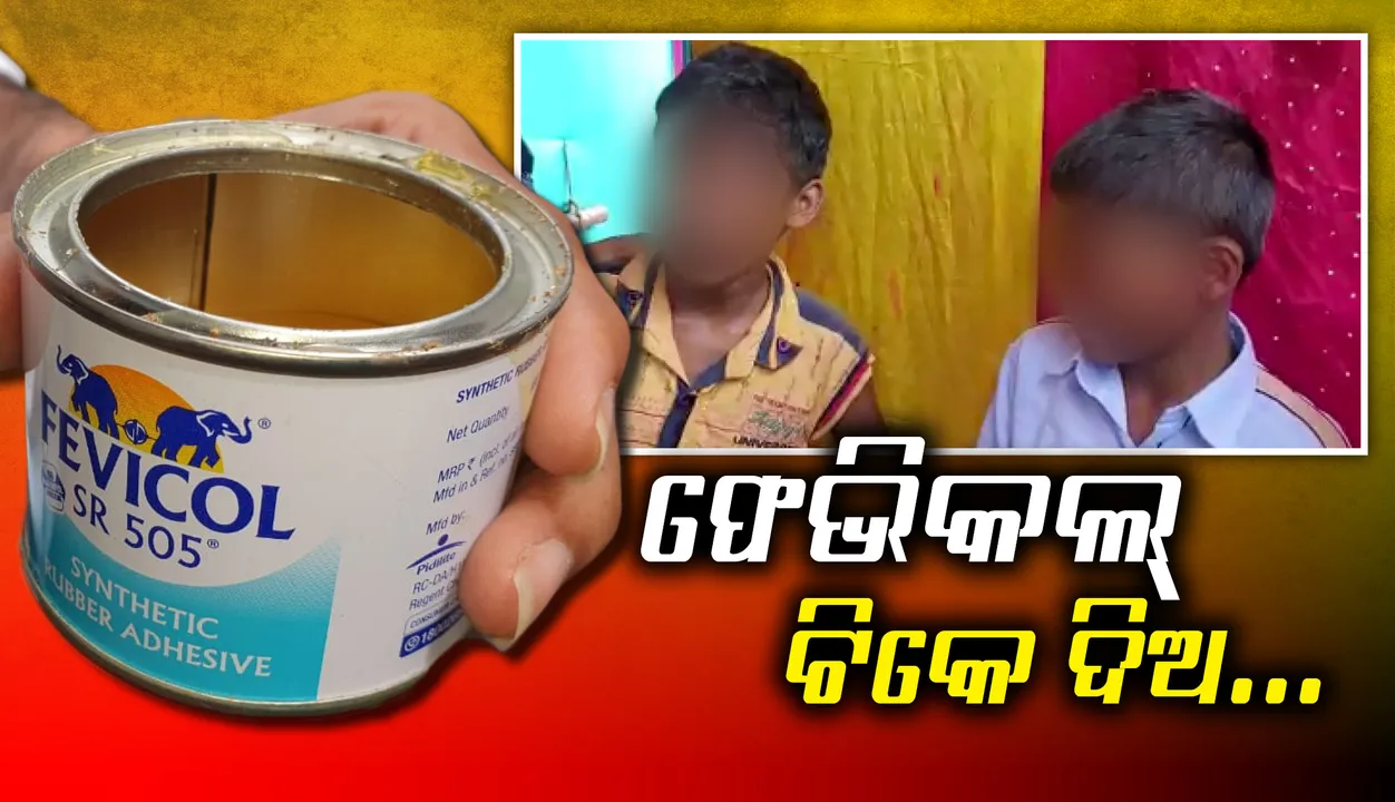 ଫେଭିକଲ ନିଶା କବଳରେ ଅନାଥ ଶିଶୁ, ସ୍କୁଲ ନ ଯାଇ ନିଶା ନେଉଥିବାବେଳେ ଉଦ୍ଧାର
