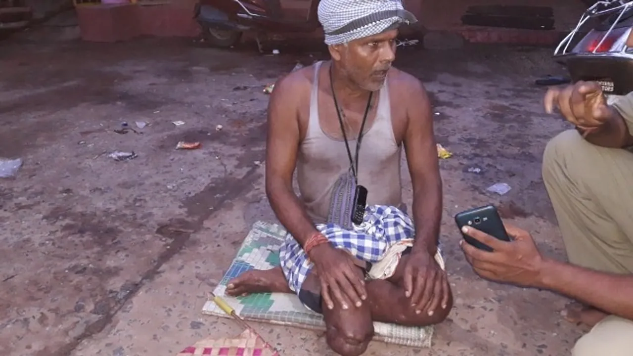  ବିରଜା ମନ୍ଦିରରେ ଦିବ୍ୟାଙ୍ଗ ଭକ୍ତଙ୍କୁ ମାଡ଼