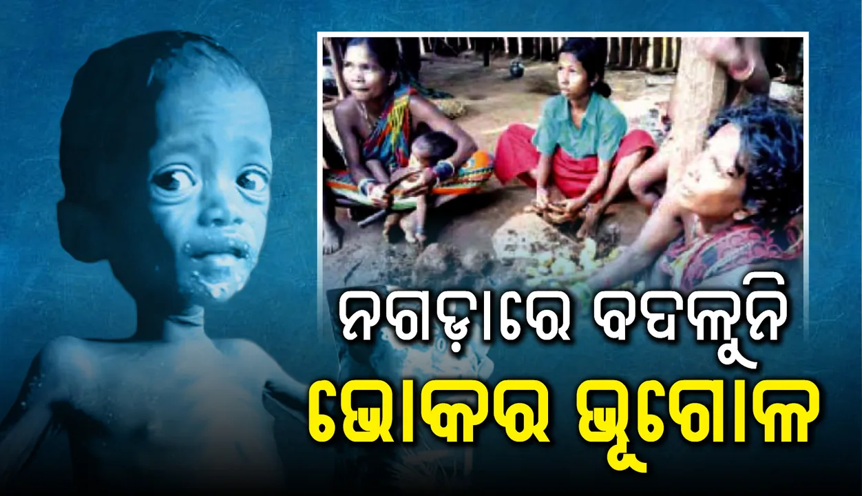  ନଗଡ଼ାରେ ବଦଳୁନି ଭୋକର ଭୂଗୋଳ : ଏବେ ବି ଭାତ,ଲୁଣ,ଶାଗରେ ବଞ୍ଚିଛି ଜୀବନ