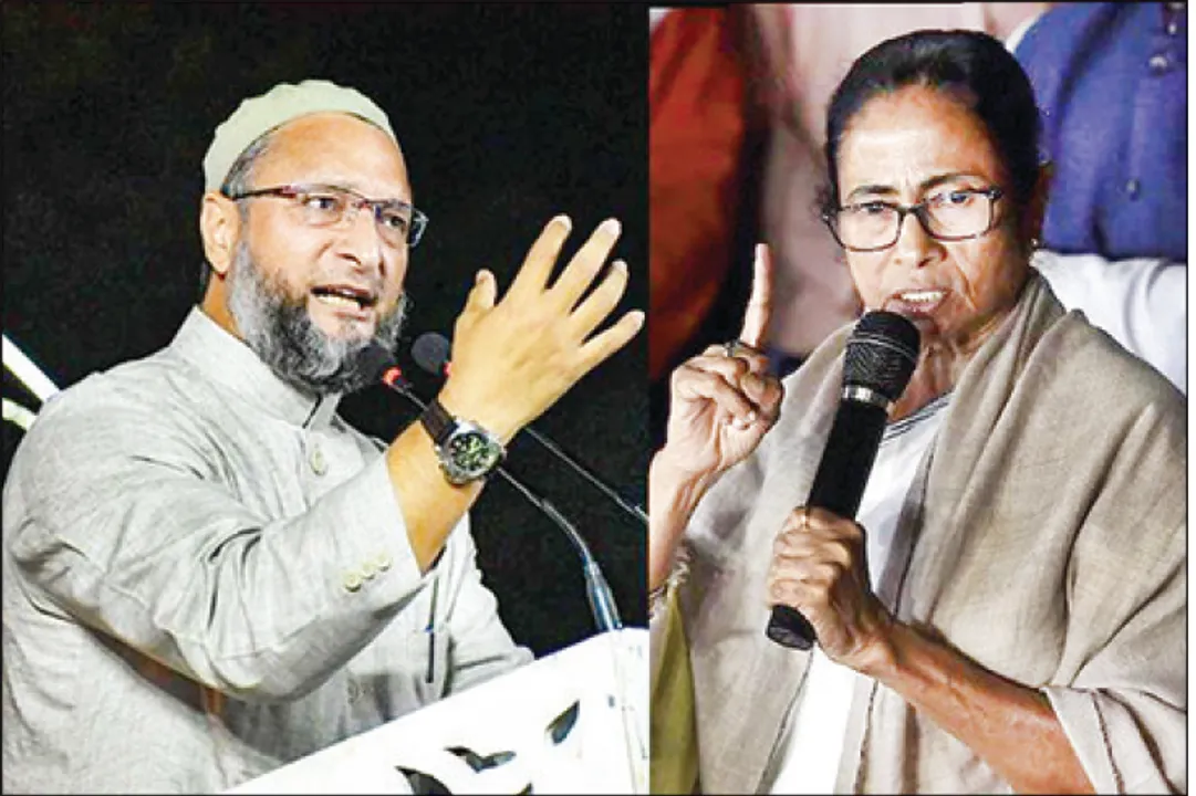  ‘ସଂଖ୍ୟାଲଘୁ ଉଗ୍ରବାଦ’ ବୟାନ, ମମତା-ଅୱେସି ମୁହାଁମୁହିଁ