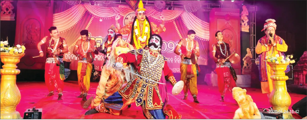  ତ୍ରିବେଣୀ ମହୋତ୍ସବ ଉଦ୍‌ଘାଟିତ, ହସେଇ ବେଦମ୍ କଲେ ପପୁ ପମ୍‌ପମ୍‌