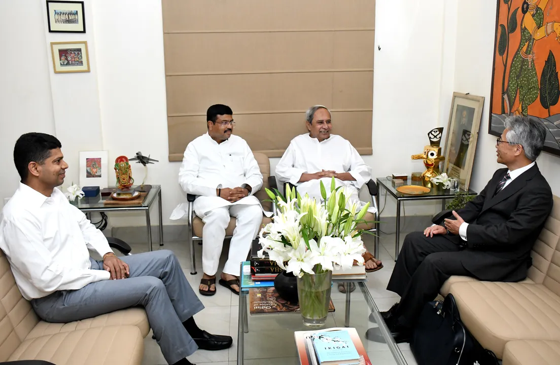  ମୁଖ୍ୟମନ୍ତ୍ରୀଙ୍କୁ ଭେଟିଲେ ଧର୍ମେନ୍ଦ୍ର, ଓଡ଼ିଶାରେ ଇସ୍ପାତ ଶିଳ୍ପର ବିକାଶ ନେଇ ଆଲୋଚନା