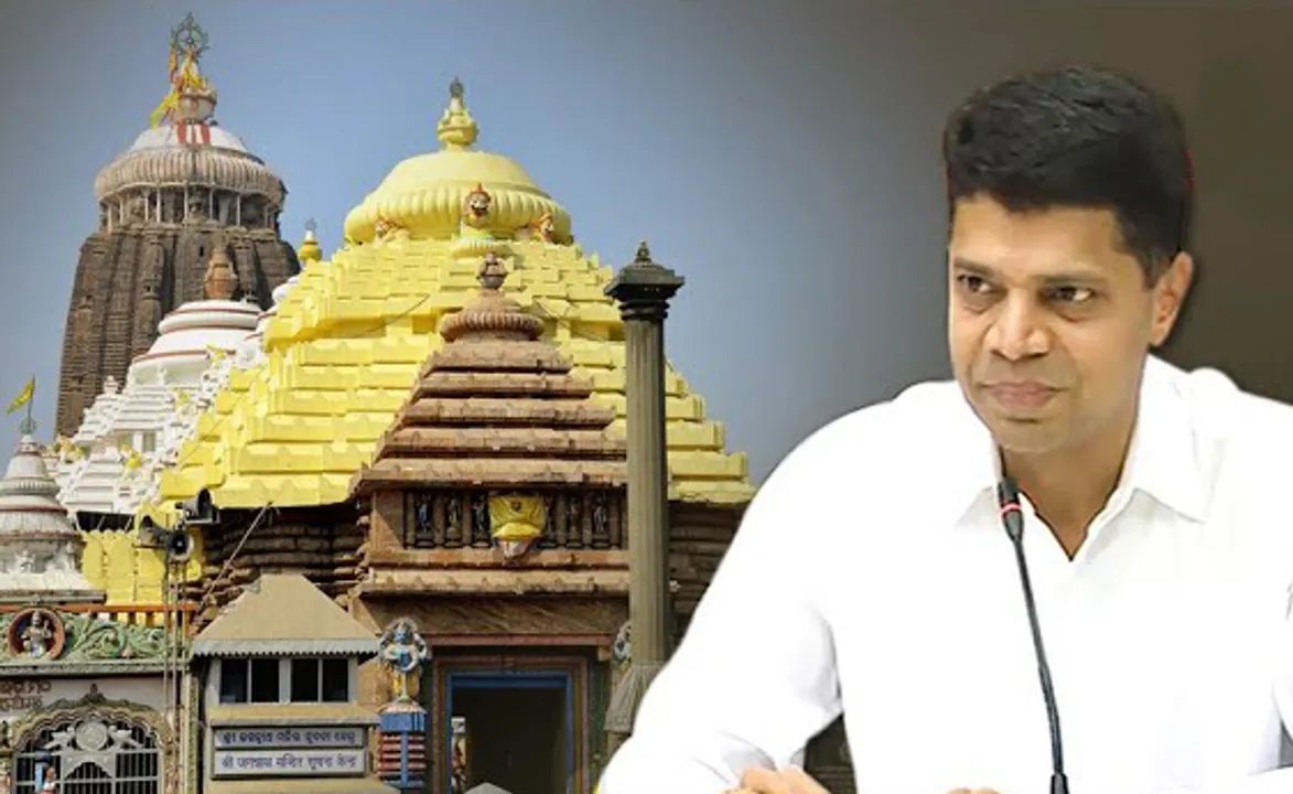  ଶ୍ରୀମନ୍ଦିରରେ ପାନ ଛେପ ଦେଖି ରାଗିଗଲେ ପାଣ୍ଡିଆନ