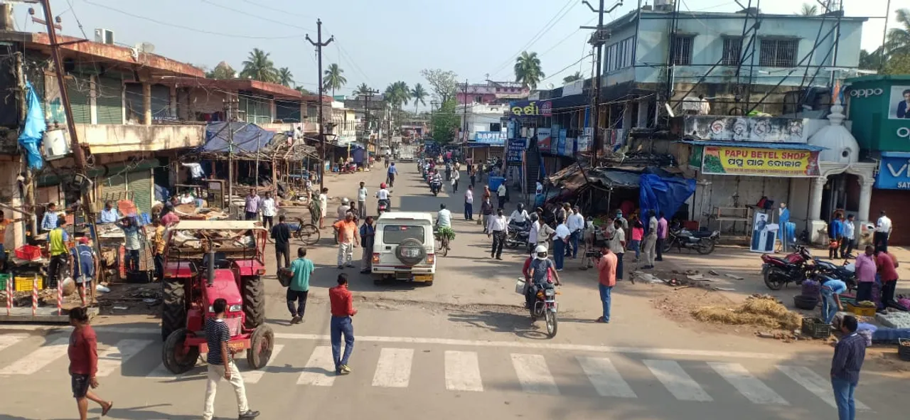  ବାଲେଶ୍ବରରେ ଲକ୍ ଡାଉନ୍ (ଫଟୋ: ମନୋଜ) 