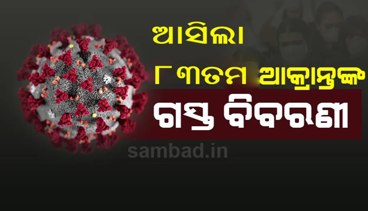  ଯାଜପୁରର ସଂକ୍ରମିତ ନଂ ୮୩ : ବାଇକରେ ଗାଁରେ ବୁଲିଥିଲେ, ବ୍ୟାଙ୍କ ଯାଇଥିଲେ