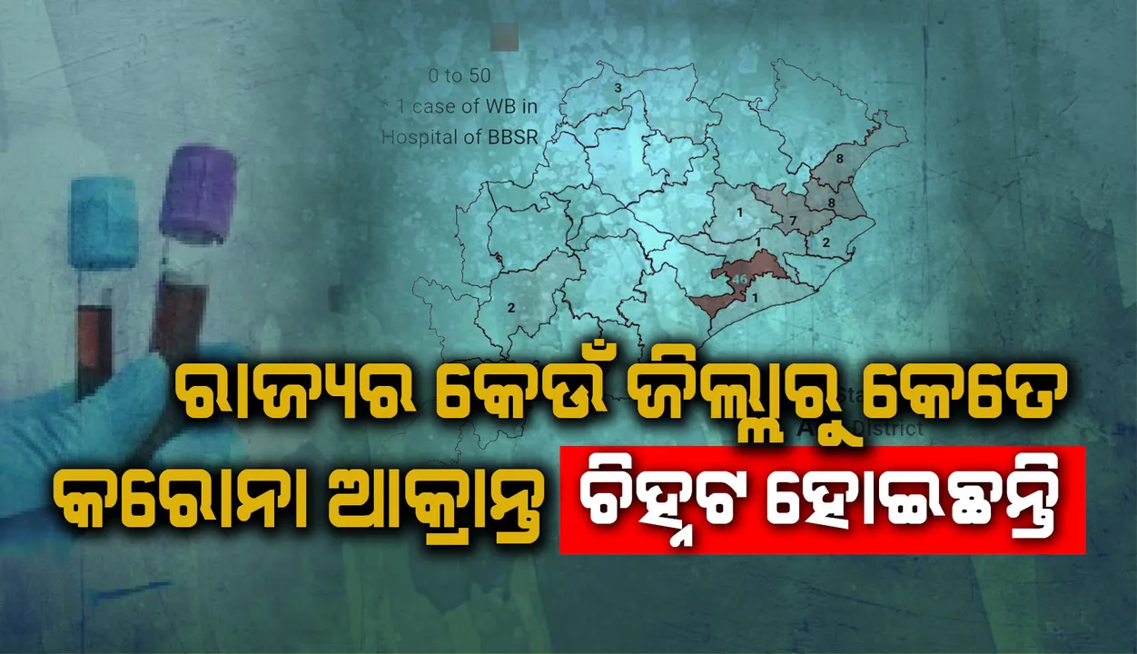  ୭୯ କରୋନା ପଜିଟିଭଙ୍କ ମଧ୍ୟରୁ ଜାଣନ୍ତୁ, କେଉଁ ଜିଲ୍ଲାରେ କେତେ ଆକ୍ରାନ୍ତ ଚିହ୍ନଟ ହୋଇଛନ୍ତି