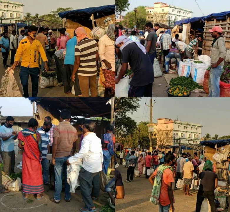  ସାମାଜିକ ଦୂରତା ପାଳନ ନିୟମ କଡ଼ାକଡ଼ି: କଚେରୀ ମାର୍କେଟ୍‌କୁ ବନ୍ଦ କଲେ ମୟୂରଭଂଜ ଏସ୍‌ପି