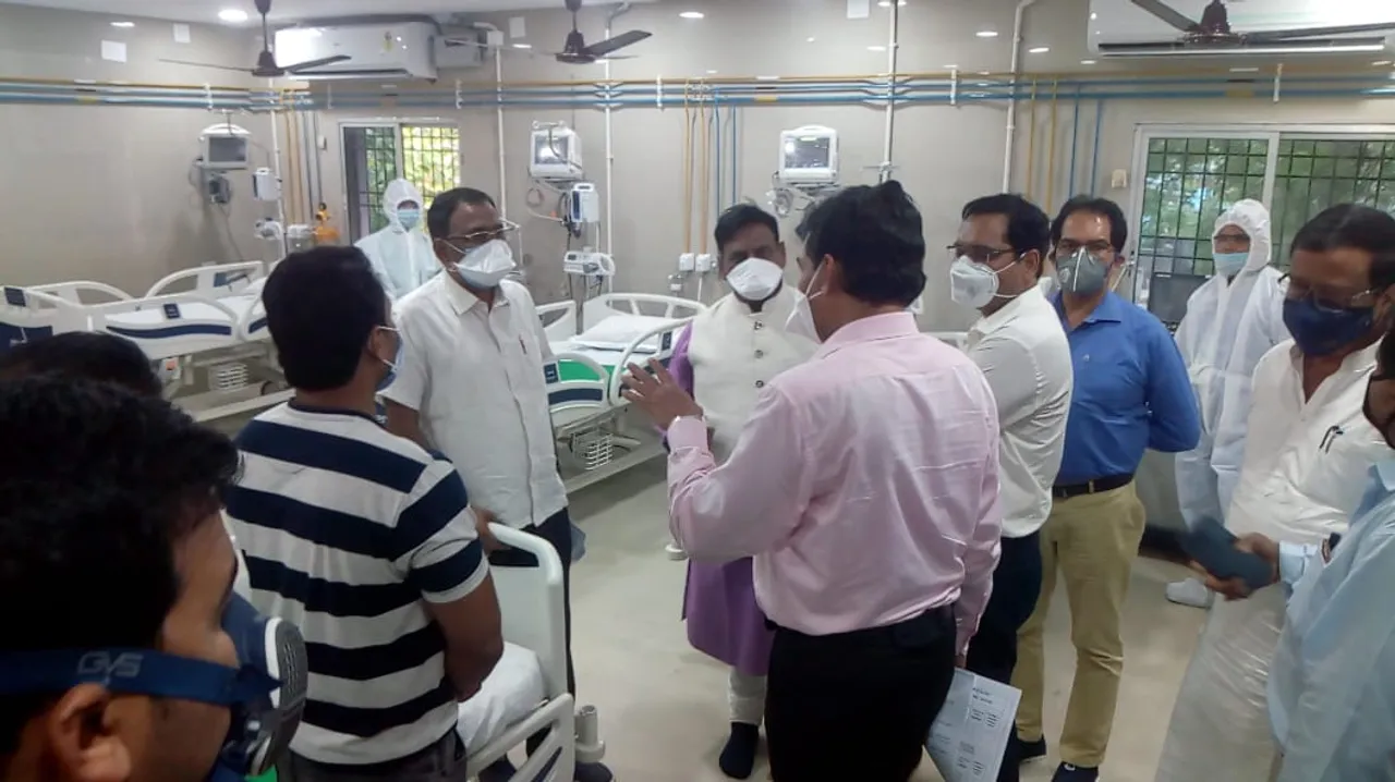  ଝାରସୁଗୁଡ଼ାରେ କୋଭିଡ୍ ହସପିଟାଲ ଉଦ୍‌ଘାଟିତ, ଜିଲ୍ଲା ଖଣିଜ ପାଣ୍ଠି ଓ ବେଦାନ୍ତ ଦେଇଛି ସହାୟତା