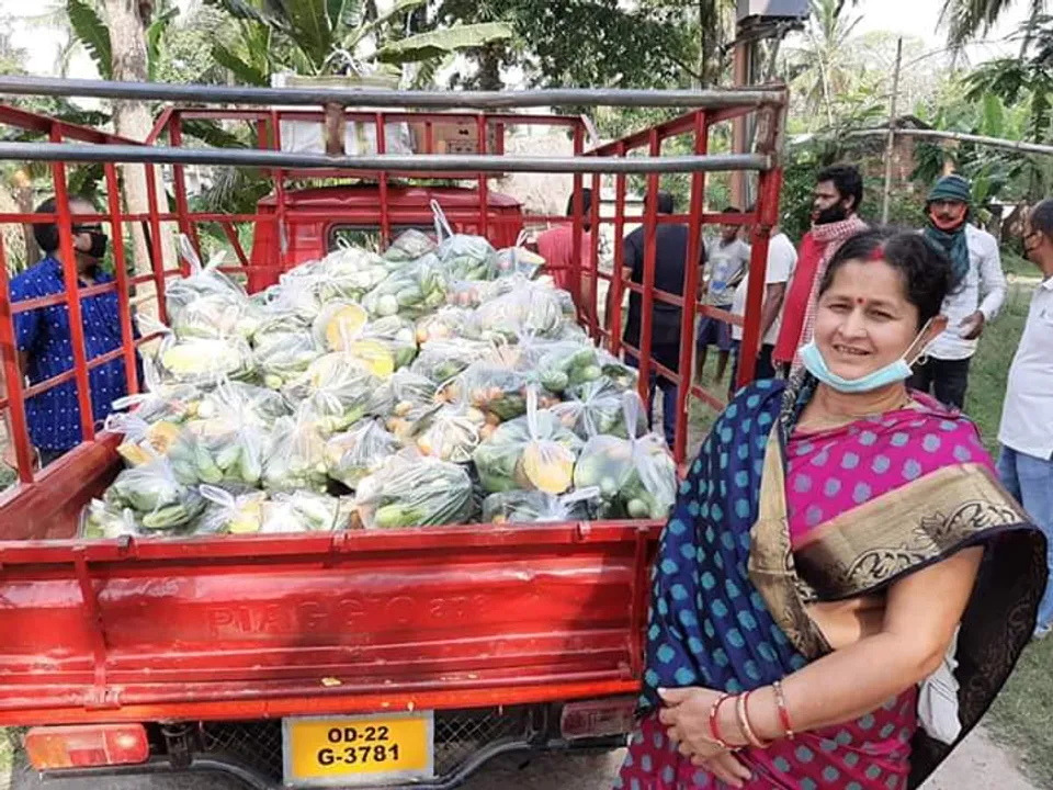  ୫ କୁଇଣ୍ଟାଲ ପନିପରିବା ଦାନ କଲେ ଦମ୍ପତି