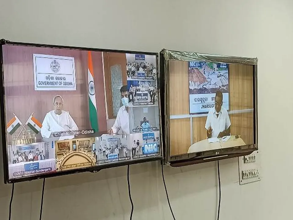  ଭିଡିଓ କନଫରେନ୍ସିଂ ମାଧ୍ୟମରେ ୫ଟି ଜିଲ୍ଲାରେ ଥିବା କୋଭିଡ ହସ୍ପିଟାଲର ଉଦଘାଟନ କଲେ ମୁଖ୍ୟମନ୍ତ୍ରୀ