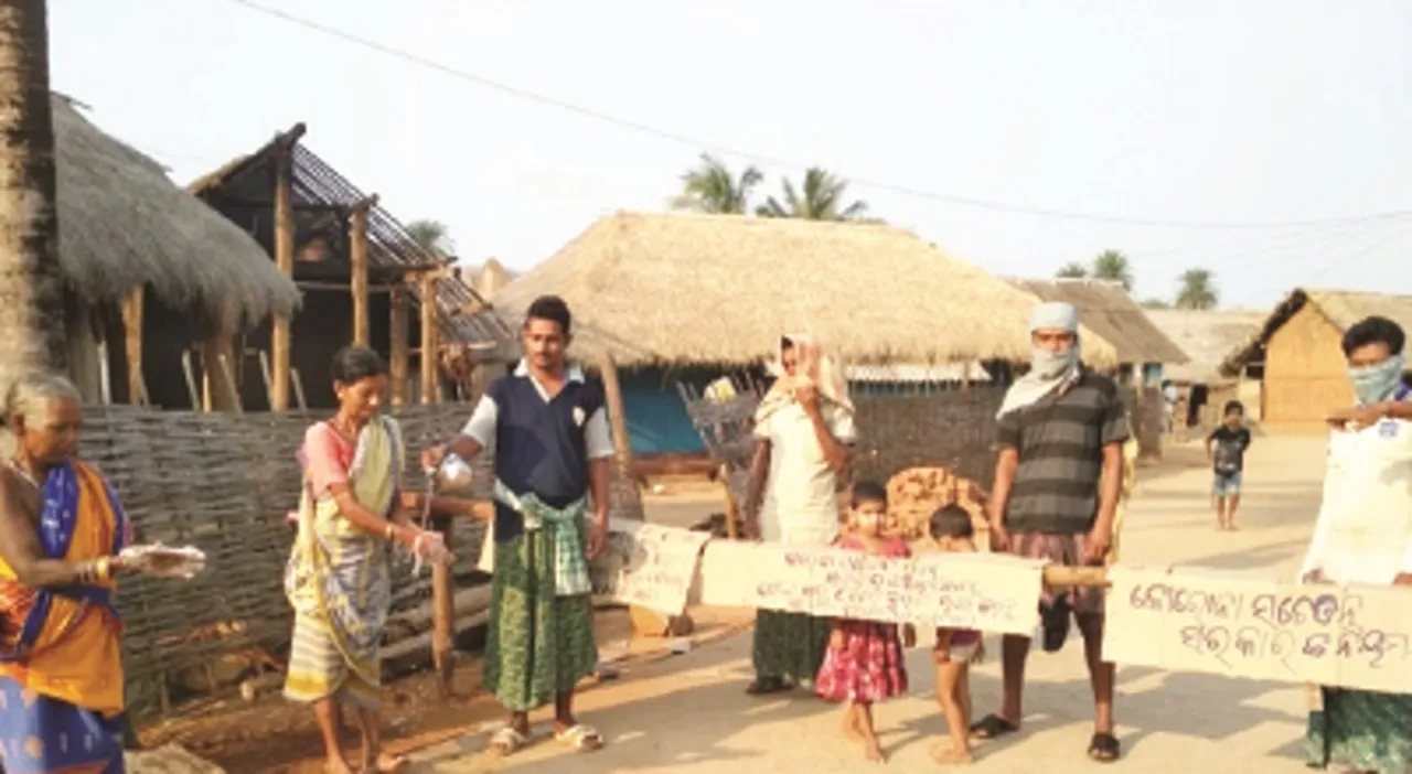  ଗାଁ-ଗାଁରେ ବାରିକେଡ, ପ୍ରବେଶ ପଥରେ ସାବୁନ ଓ ପାଣି, ଏମିତି ଚାଲିଛି କରୋନା ମୁକାବିଲା