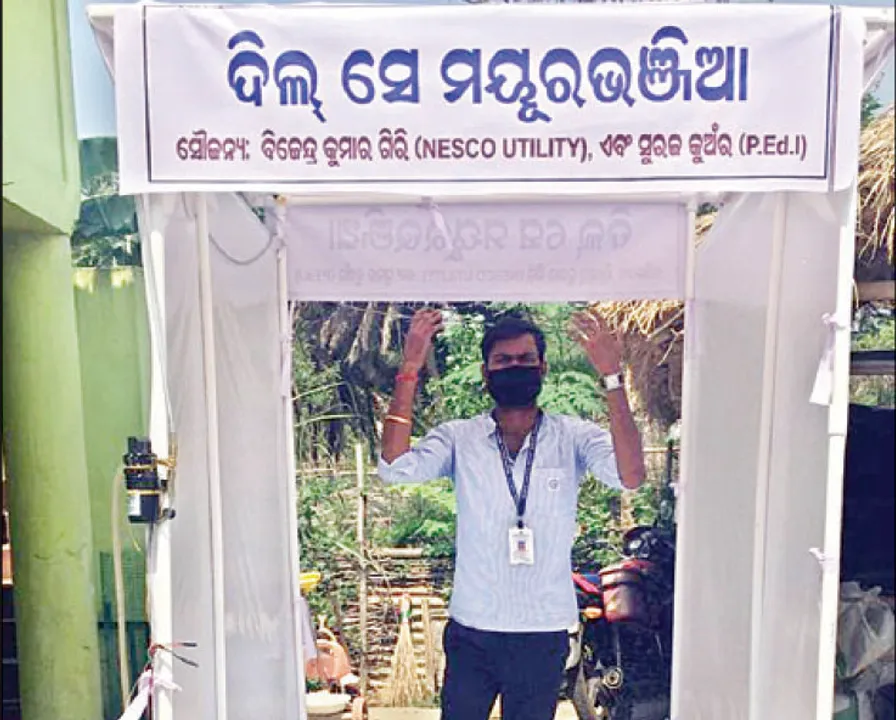  କରୋନା ଲଢେଇରେ ଲାଇନମ୍ୟାନ୍ ବିଜେନ୍ଦ୍ର, ନିଜସ୍ବ ଜ୍ଞାନକୌଶଳରେ ତିଆରି କଲେ ବିଶୋଧନ ଗୃହ
