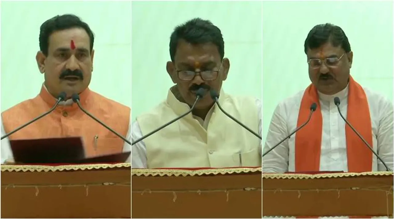  ମାସକ ପରେ ମଧ୍ୟପ୍ରଦେଶକୁ ମିଳିଲା ମନ୍ତ୍ରୀମଣ୍ଡଳ, ଶପଥ ନେଲେ ୫ ମନ୍ତ୍ରୀ