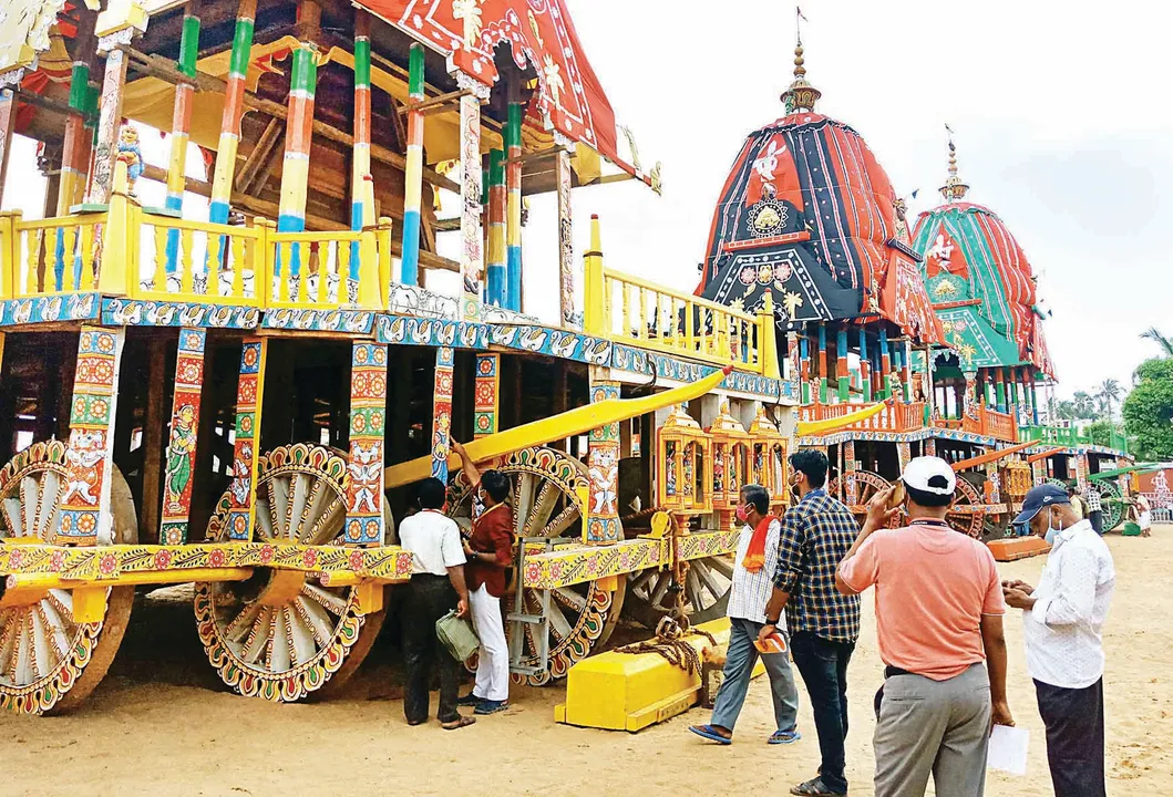  ବାହୁଡ଼ା ପୂର୍ବରୁ ଯାଞ୍ଚ ହେଲା ତିନିରଥ