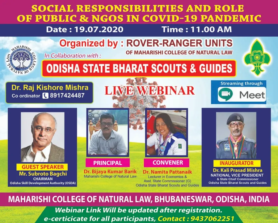  ନିଜକୁ ସୁରକ୍ଷିତ ରଖିବା, ନିଜ ଚାରିପଟେ ସୁରକ୍ଷା ବଳୟ ପ୍ରସ୍ତୁତ କରିବା ଏବଂ ସମାଜକୁ ଏହି ସୁରକ୍ଷା ବଳୟ ଭିତରକୁ ଆଣିବା ହିଁ ସ୍ୱେଚ୍ଛାସେବୀଙ୍କର କର୍ତ୍ତବ୍ୟ : ବାଗଚୀ