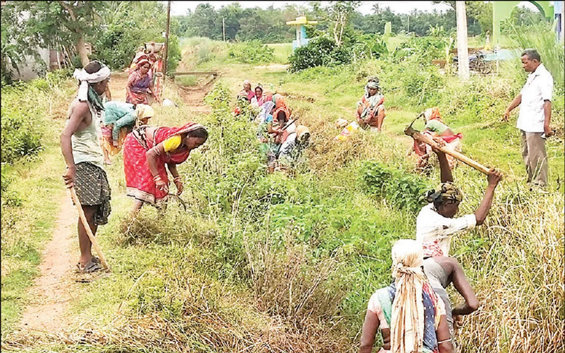 ମନରେଗାରେ ମରାମତି ବାଧାପ୍ରାପ୍ତ, କେନାଲ ବନ୍ଧରେ ଜଳସେଚନ କର୍ମଚାରୀଙ୍କ ଗୁହାଳ