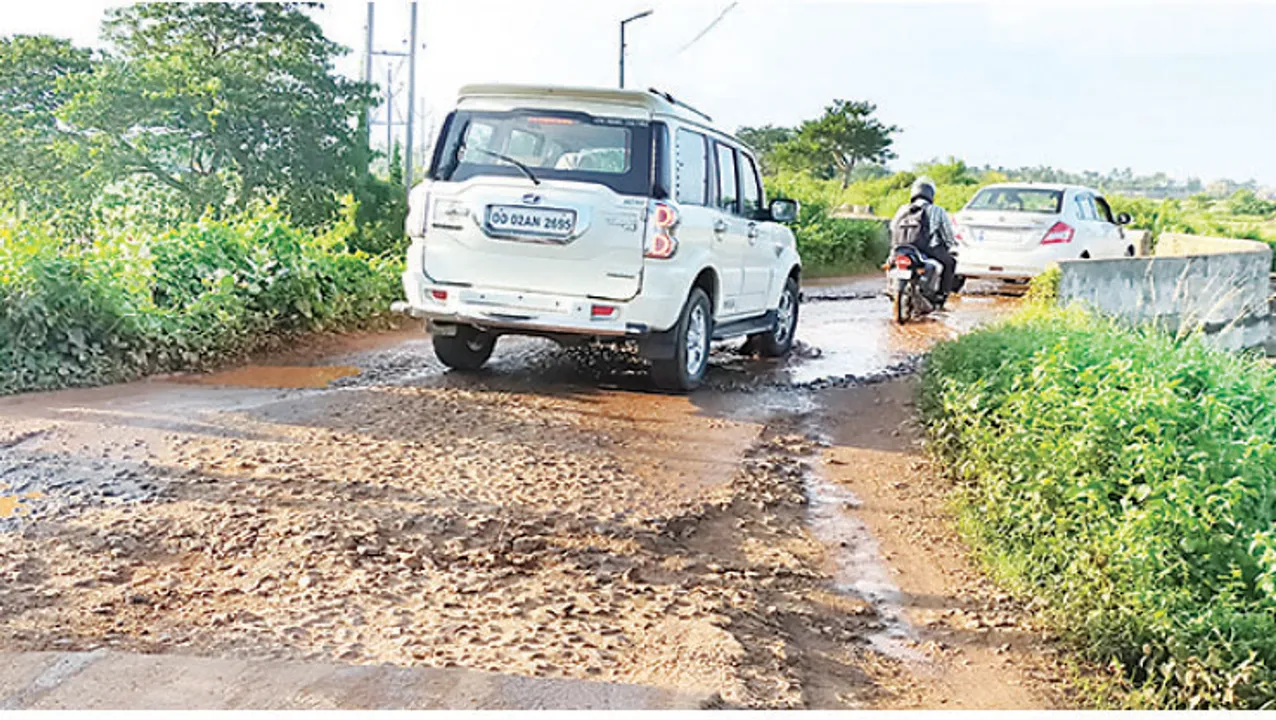  ବିଏମ୍‌ସି-ପଞ୍ଚାୟତ ସୀମା ବିବାଦରେ ଫସିଛି ରାସ୍ତା
