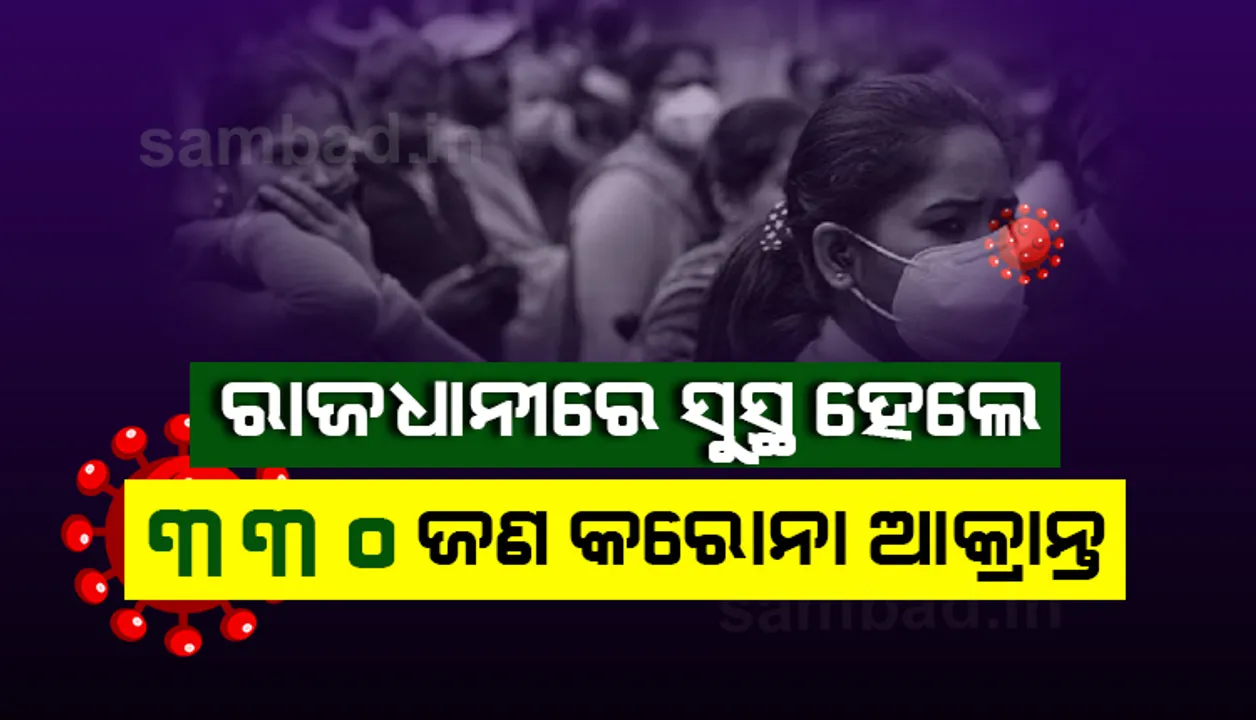  ଘରୋଇ ହସ୍‌ପିଟାଲରୁ ୯ ଜଣ କରୋନା ଆକ୍ରାନ୍ତଙ୍କ ସହିତ ଭୁବନେଶ୍ୱରରୁ ୩୩୦ ନୂଆ ପଜିଟିଭ୍‌ ଚିହ୍ନଟ
