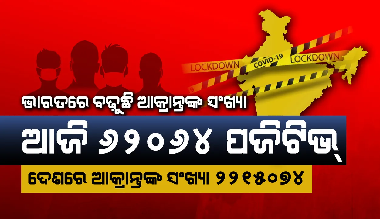  ୨୪ଘଣ୍ଟାରେ ୧୦୦୦ପାର କଲା ମୃତ୍ୟୁ ସଂଖ୍ୟା, ୬୨,୦୬୪ଜଣ କରୋନା ଆକ୍ରାନ୍ତ ଚିହ୍ନଟ