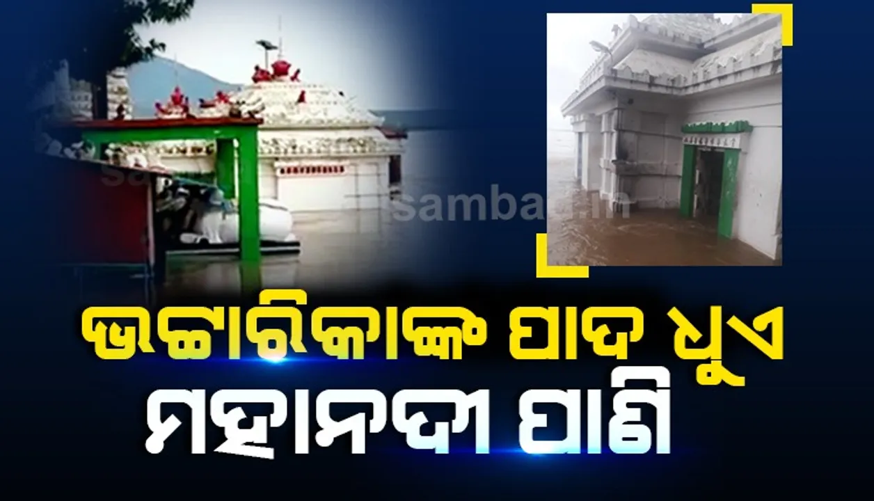  ଭଟ୍ଟାରିକାଙ୍କ ପାଦ ଧୁଏ ମହାନଦୀ ବନ୍ୟାଜଳ