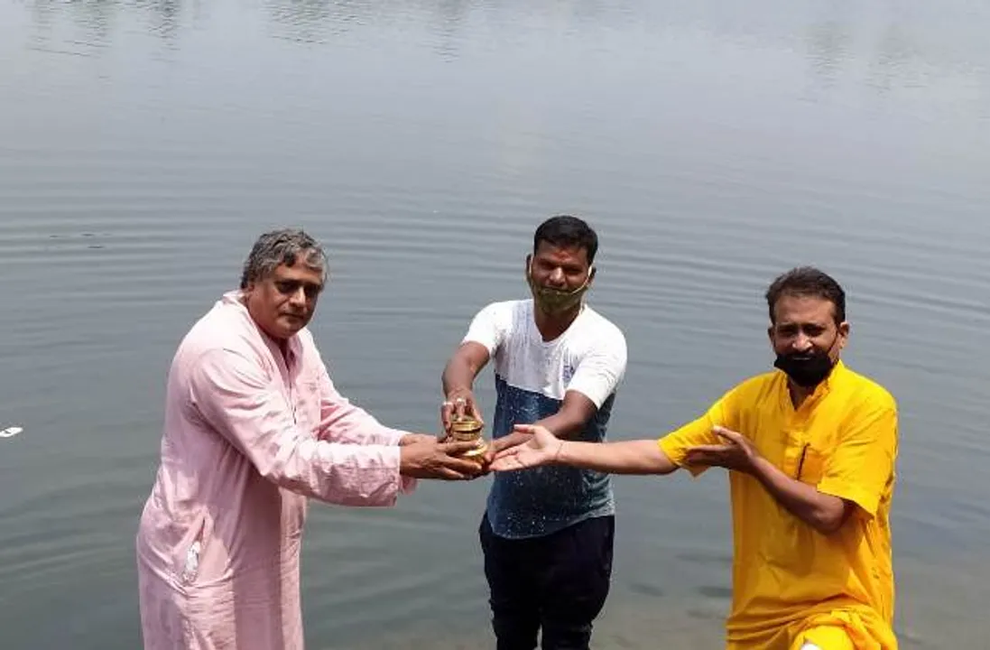  ରାମମନ୍ଦିର ଭୂମି ପୂଜନ ପାଇଁ ଅଯୋଧ୍ୟା ଗଲା ବିନ୍ଦୁସାଗର ପାଣି