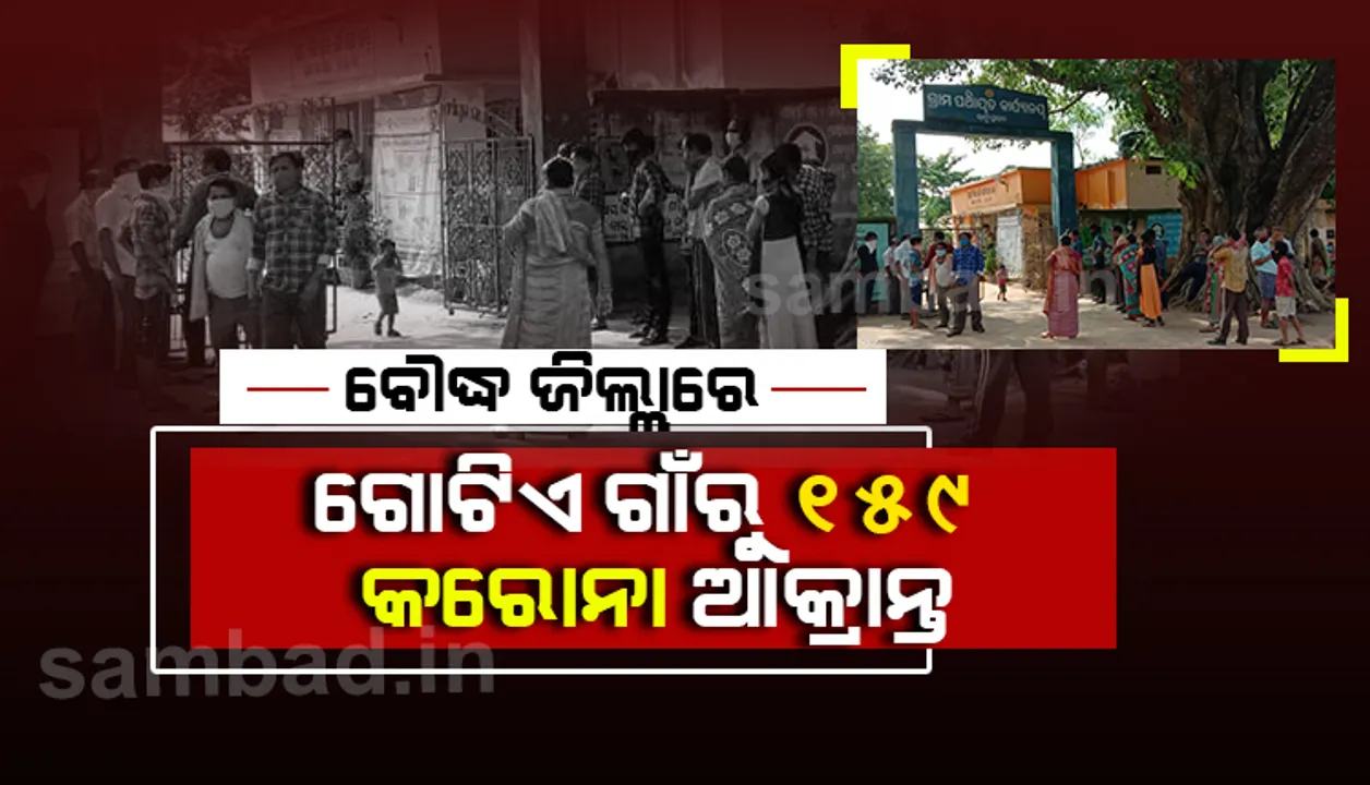  ବୌଦ୍ଧ: ଗୋଟିଏ ଗାଁରେ କରୋନା ଆକ୍ରାନ୍ତଙ୍କ ସଂଖ୍ୟା ୧୫୯କୁ ବୃଦ୍ଧି, ଅନିଦ୍ଧିଷ୍ଟ କାଳ ପାଇଁ ଲାଗୁ ହେଲା ୧୪୪ ଧାରା
