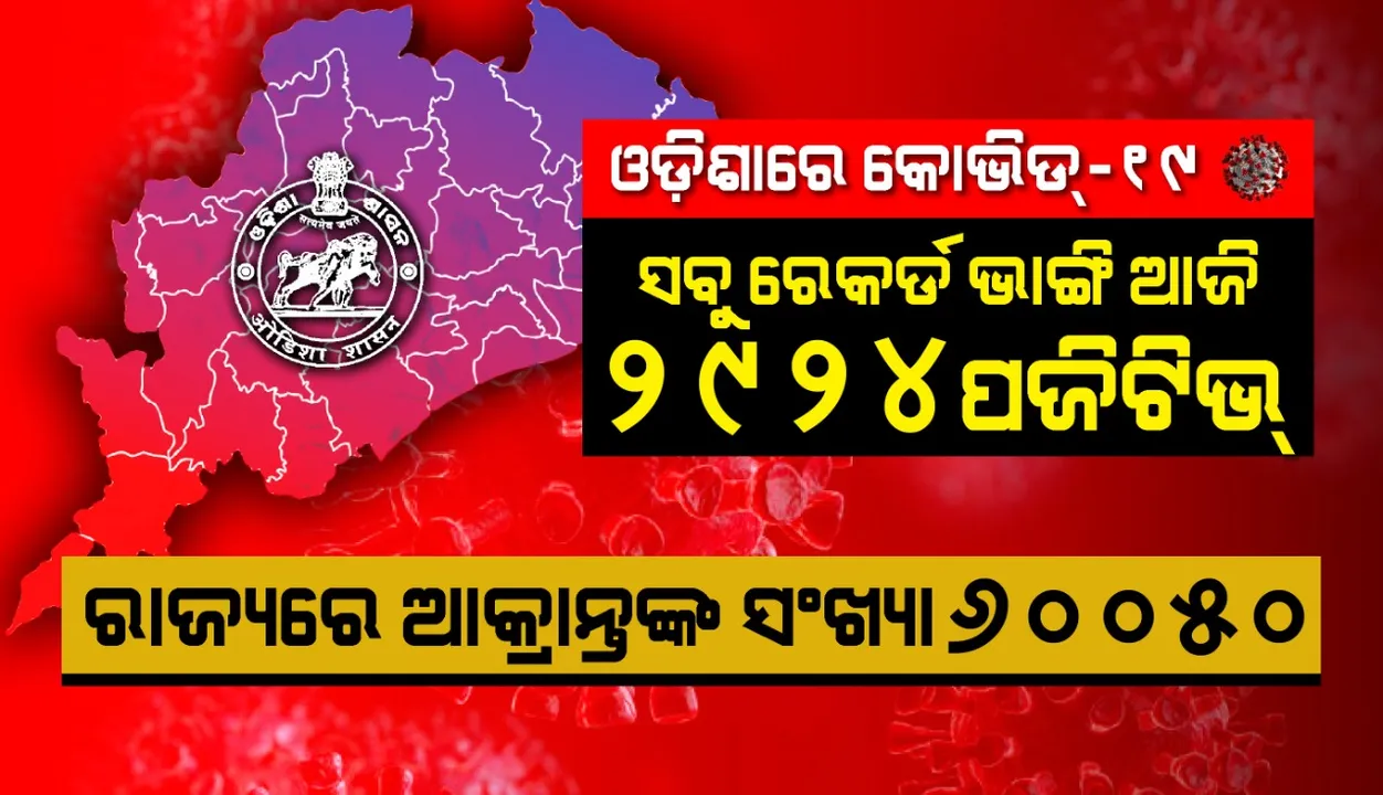  ଆଜି ସର୍ବାଧିକ ୨୯୨୪ ଜଣ କରୋନା ପଜିଟିଭ୍ ଚିହ୍ନଟ, ରାଜ୍ୟରେ ଆକ୍ରାନ୍ତଙ୍କ ସଂଖ୍ୟା ୬୦ ହଜାର ଟପିଲା