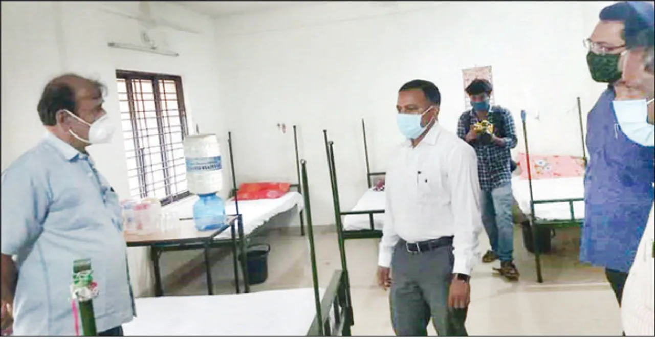  ପୋଖରୀପୁଟରେ କାର୍ଯ୍ୟକ୍ଷମ ହେଲା କୋଭିଡ୍‌ କେୟାର ସେଣ୍ଟର୍‌, ବିଧାୟକ ପାଣ୍ଠିରୁ ୫୦ ଲକ୍ଷ ଅନୁଦାନ