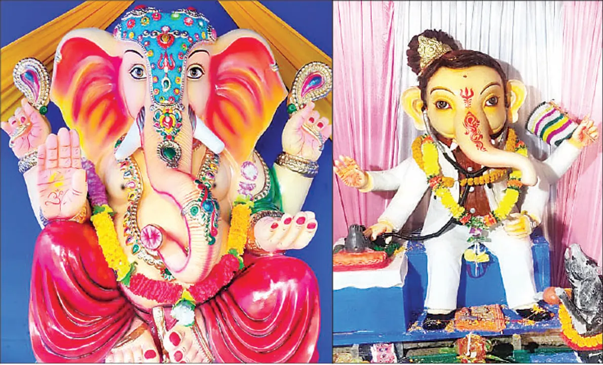  କ‌ରୋନା ଦୂର କର ବିଘ୍ନରାଜ, ଘରେ ଘରେ କୁନି ଗଣେଶ