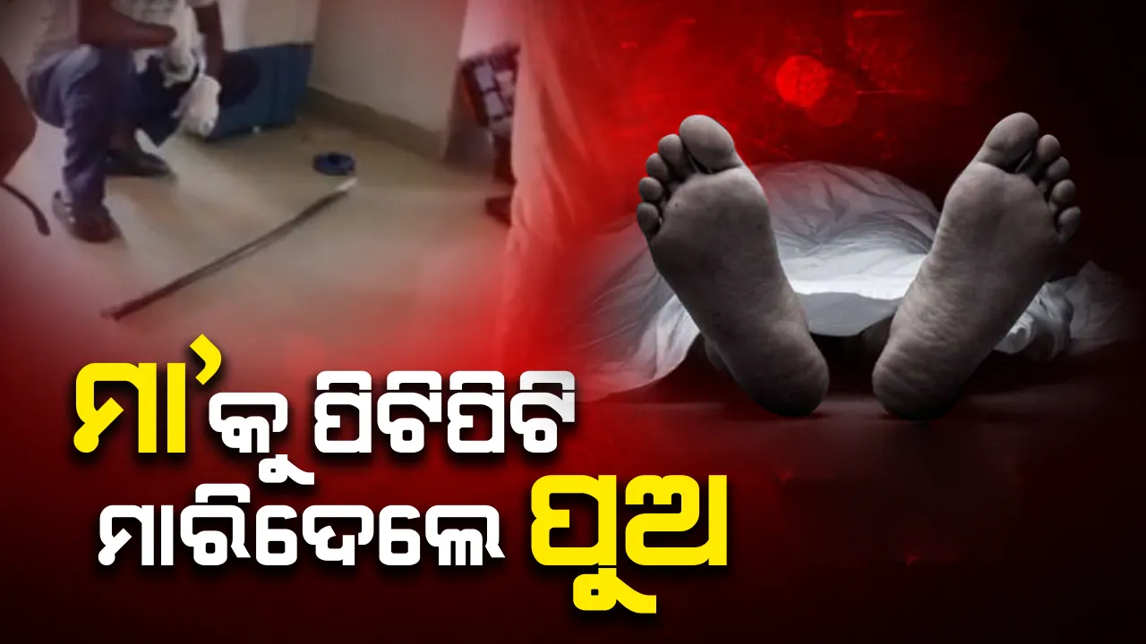  ଭୁବନେଶ୍ବରରେ ଚାଞ୍ଚଲ୍ୟ: ମା’ଙ୍କୁ ପିଟିପିଟି ମାରିଦେଲେ ଦୁଇ ନାବାଳକ ପୁଅ