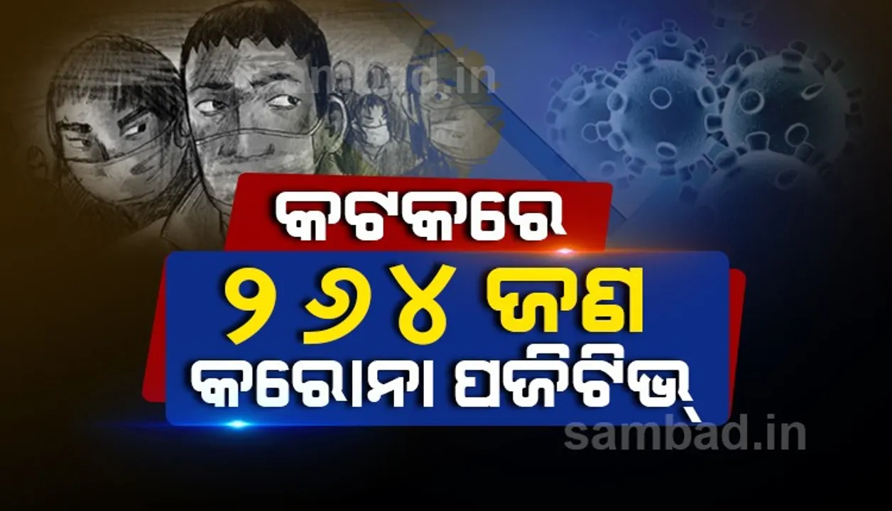  କଟକ ସହରରୁ ଆଜି ୨୬୪ କରୋନା ଆକ୍ରାନ୍ତ ଚିହ୍ନଟ, ସ୍ଥାନୀୟ ସଂକ୍ରମଣ ୧୩୦ ଜଣ 