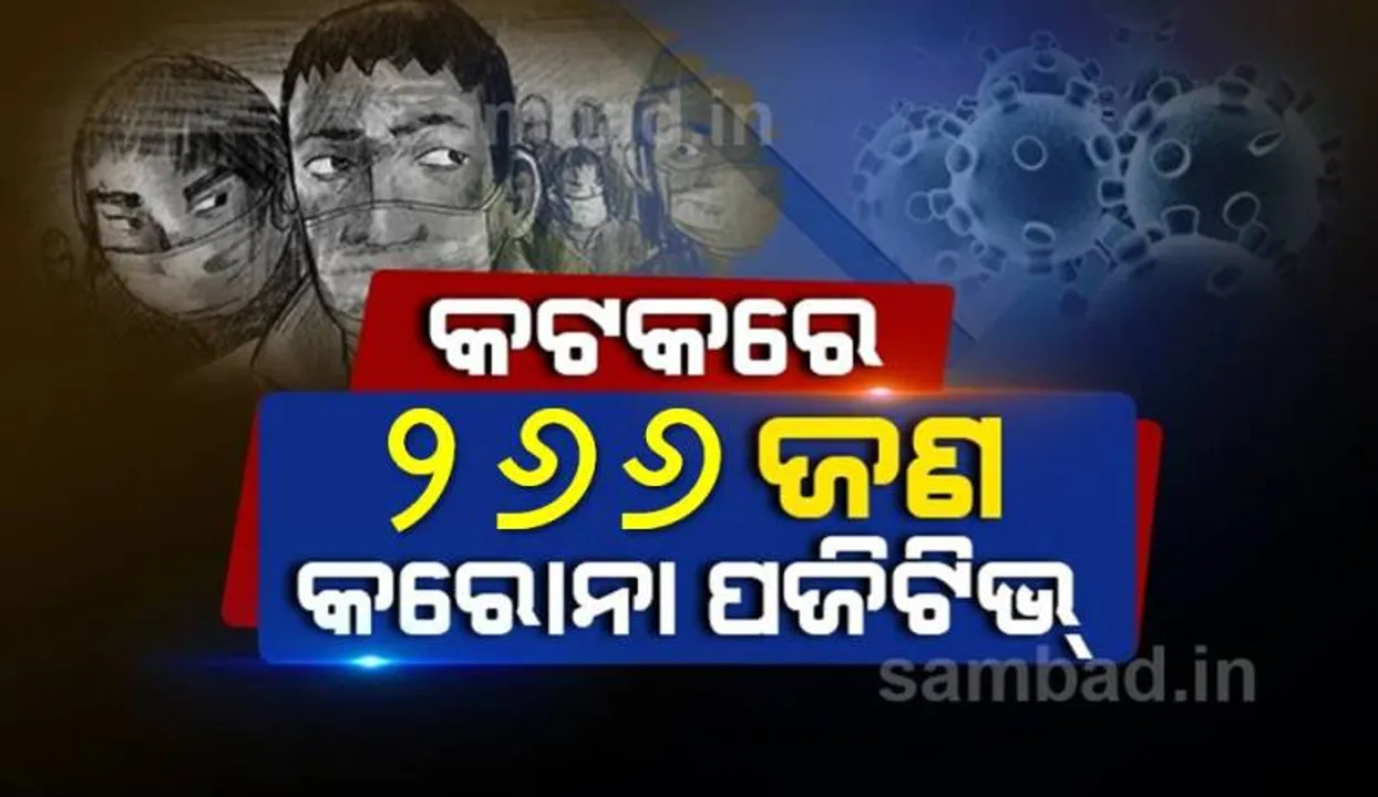  ଆଜି କଟକ ସହରରୁ ୨୬୬ କରୋନା ପଜିଟିଭ ଚିହ୍ନଟ, ସ୍ଥାନୀୟ ସଂକ୍ରମଣ ୧୩୬ ଜଣ