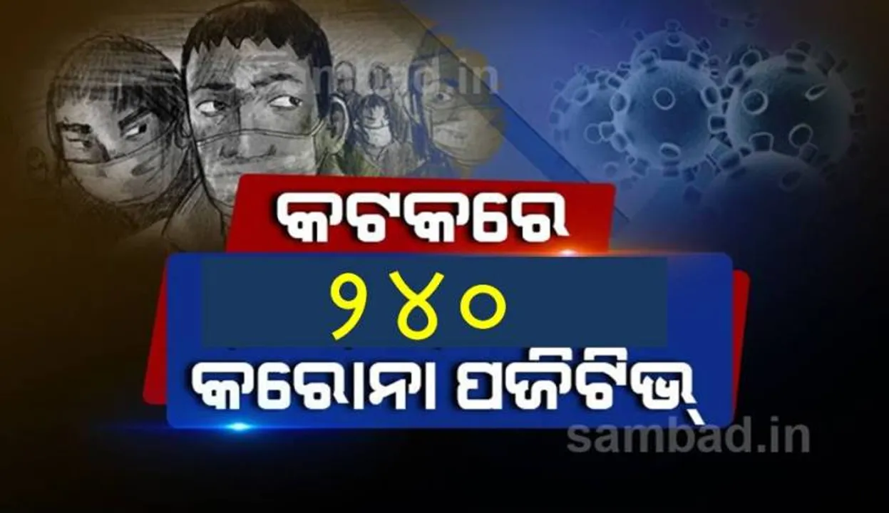  କଟକ ସହରରୁ ପୁଣି ୨୪୦ କରୋନା ଆକ୍ରାନ୍ତ ଚିହ୍ନଟ, ସ୍ଥାନୀୟ ସଂକ୍ରମଣ ୧୪୮ ଜଣ