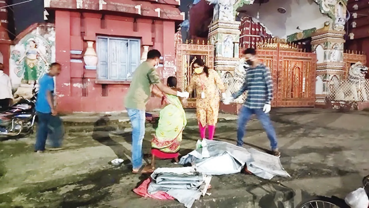  ରାମ ମନ୍ଦିର ଆଗରେ ଭିକ ମାଗିବା ମନା, ଦେଖିଲେ ଉଠାଇ ନେବ ବିଏମ୍‌ସି