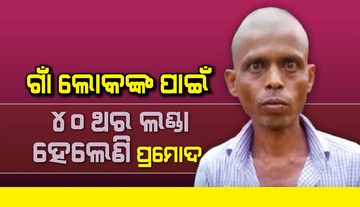  ଗାଁ ଲୋକଙ୍କ ପାଇଁ ୪୦ଥର ଲଣ୍ତା ହେଲେଣି ପ୍ରମୋଦ