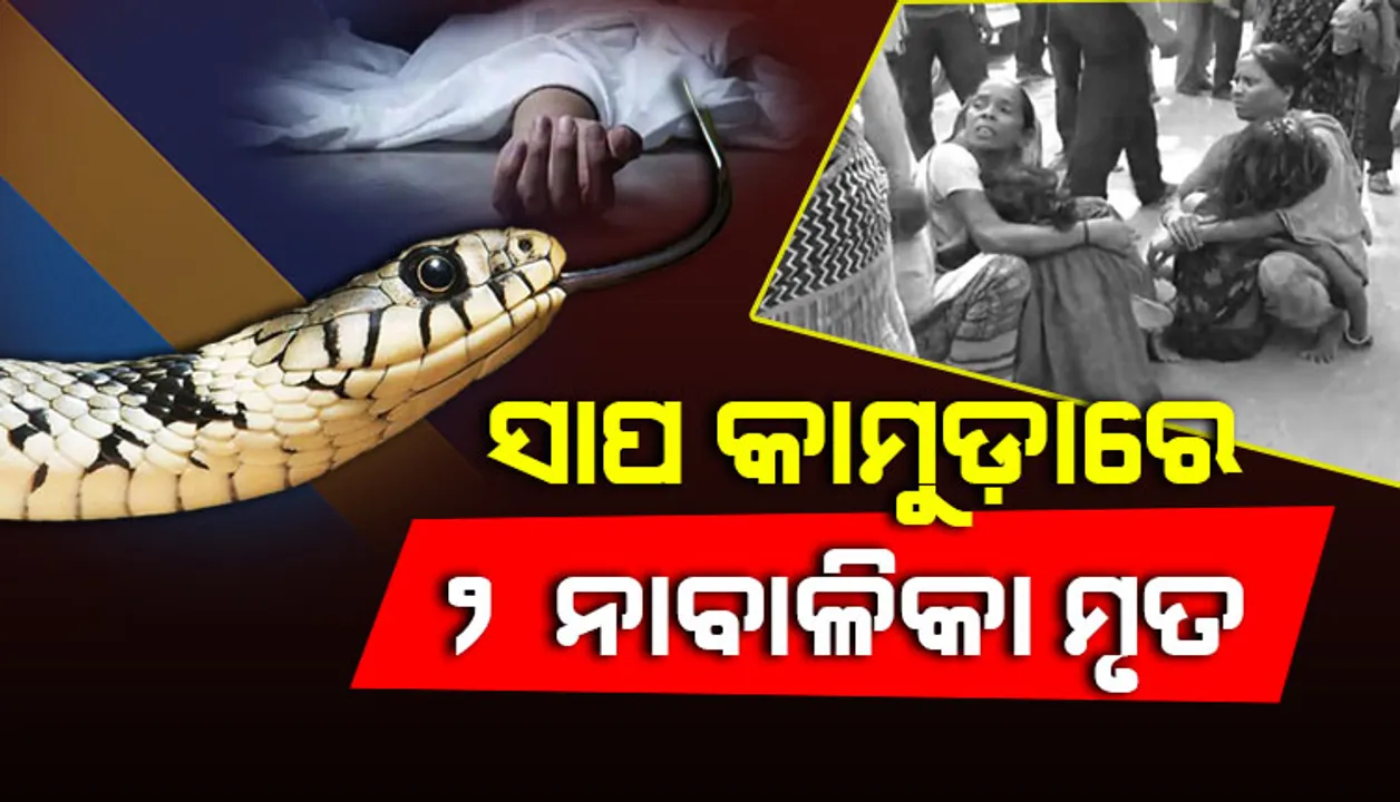  ସୁବର୍ଣ୍ଣପୁର : ସାପକାମୁଡାରେ ୨ ନାବାଳିକା ମୃତ