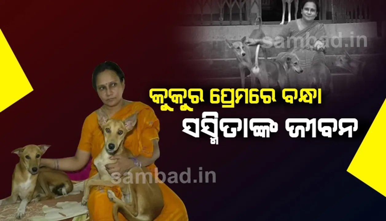  ସୁନ୍ଦରଗଡ଼ର ସସ୍ମିତା: କୁକୁର ପ୍ରେମରେ ବନ୍ଧା ତାଙ୍କ ଜୀବନ