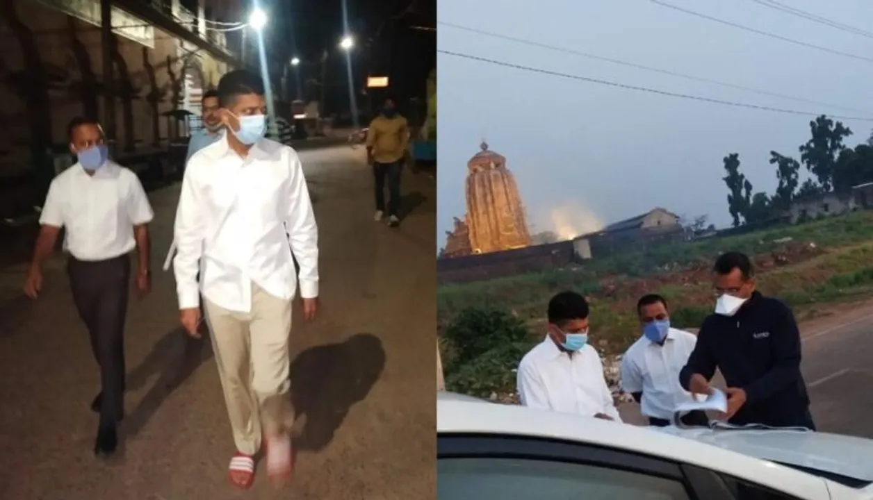  ଏକାମ୍ର କ୍ଷେତ୍ରରେ ବିକାଶମୂଳକ କାମର ସମୀକ୍ଷା କଲେ ୫-ଟି ସଚିବ