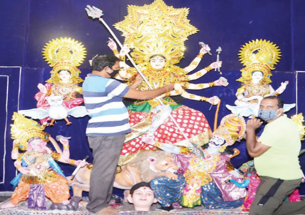  ପୁରୁଣା ଷ୍ଟେସନ ବଜାର ଦୁର୍ଗାପୂଜା, ମା’ଙ୍କ ପୂଜାର ସିଧା ପ୍ରସାରଣ