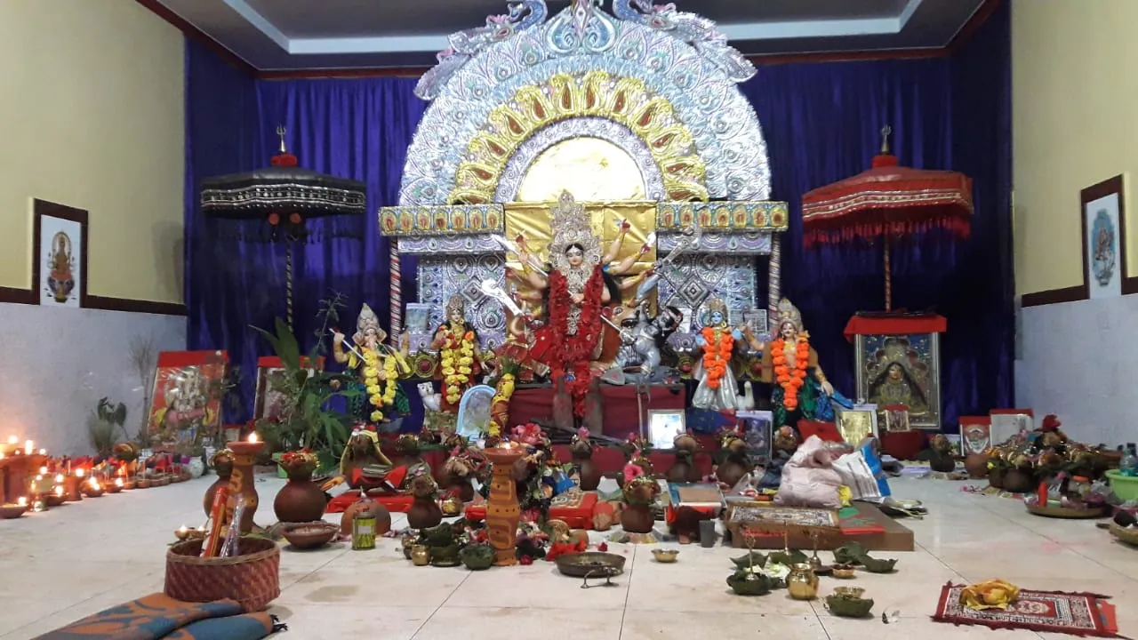  କଟକଣା ଭିତରେ ମା’ଙ୍କ ନବରାତ୍ର ପୂଜା ଆରମ୍ଭ