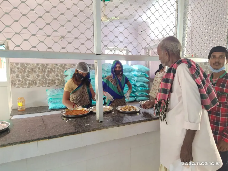  ଆହାର କେନ୍ଦ୍ର ଦାୟିତ୍ବ ନେଲେ ମହିଳା ଏସ୍ଏସଜି