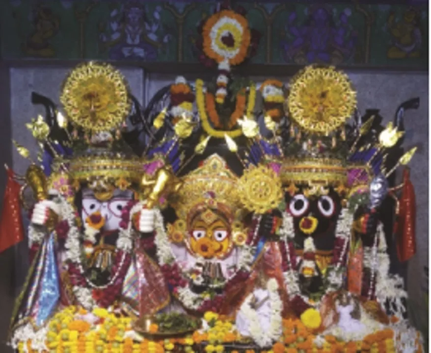  ଦିଲ୍ଲୀ ହଉସଖାସ ଜଗନ୍ନାଥ ମନ୍ଦିରରେ ନାଗାର୍ଜୁନ ବେଶ