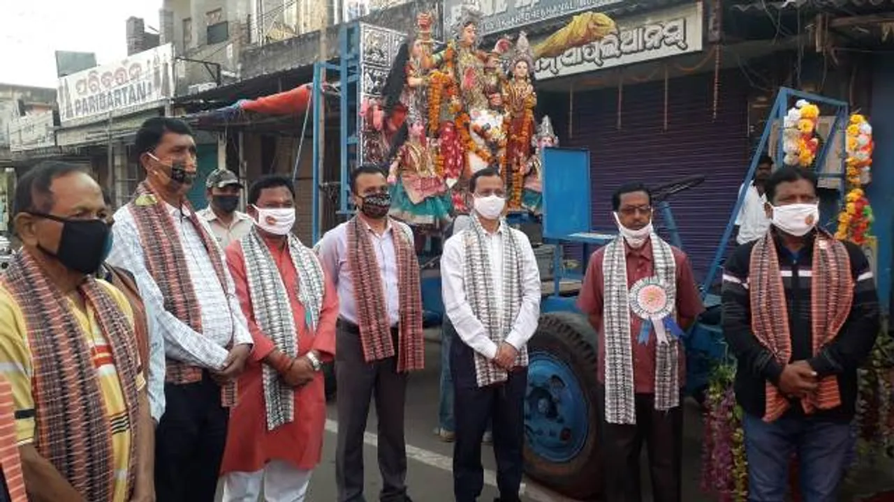  ଢେଙ୍କାନାଳର ପ୍ରସିଦ୍ଧ ଗଜଲକ୍ଷ୍ମୀ ପୂଜାର ଆଜି ଭସାଣି