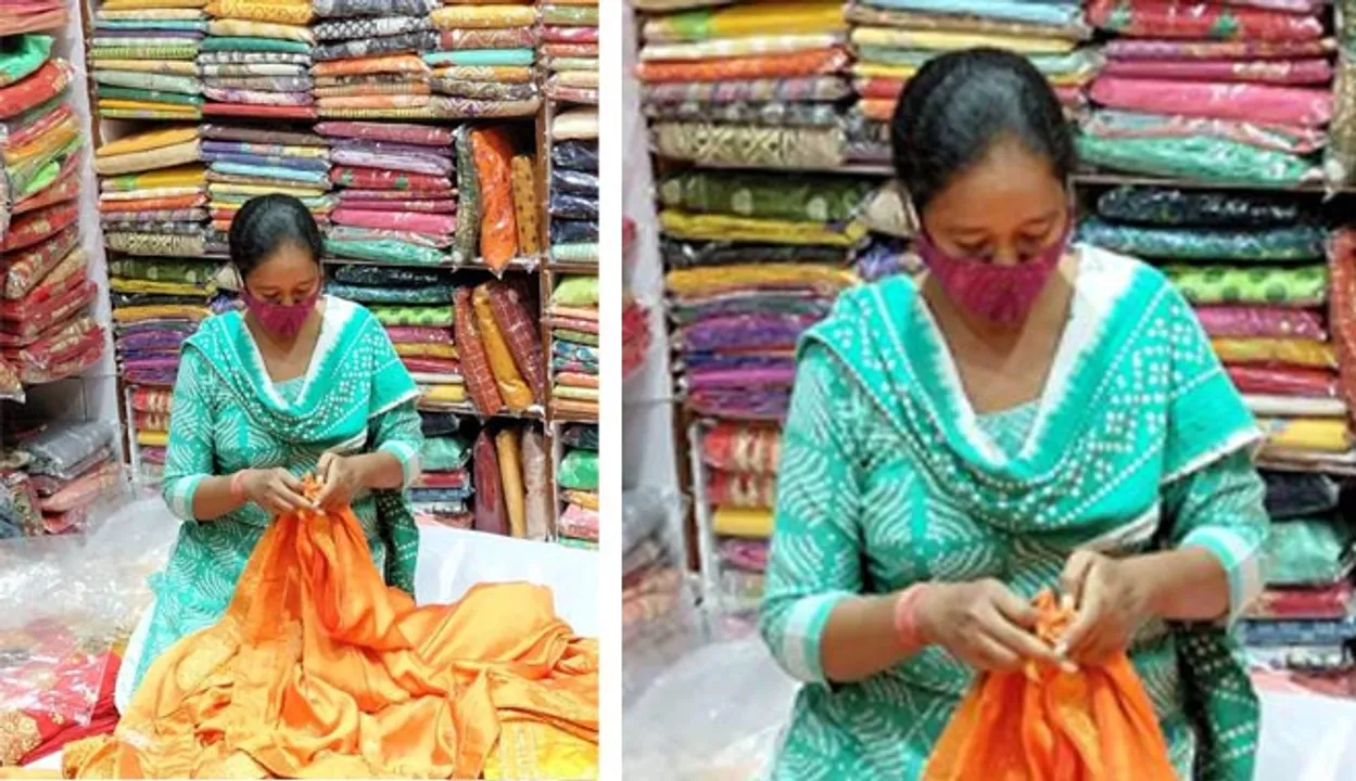  ଜାତୀୟ କ୍ରୀଡ଼ାରୁ କପଡ଼ା ଦୋକାନ, ପେଟ ପାଇଁ ଫୁଟ୍‌ବଲର୍‌ ମିନତି ଏବେ ସେଲ୍‌ସ ଗାର୍ଲ