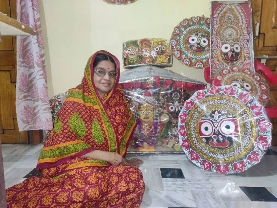  ଶ୍ରୀ ଜଗନ୍ନାଥଙ୍କ କଳାକୃତି ଗଢ଼ିବାରେ ମଗ୍ନ ପୁଷ୍ପାଞ୍ଜଳି : ମୁଁ କିଛି ନ‌ୁହେଁ, ଜଗା ସବୁ କରୁଛି