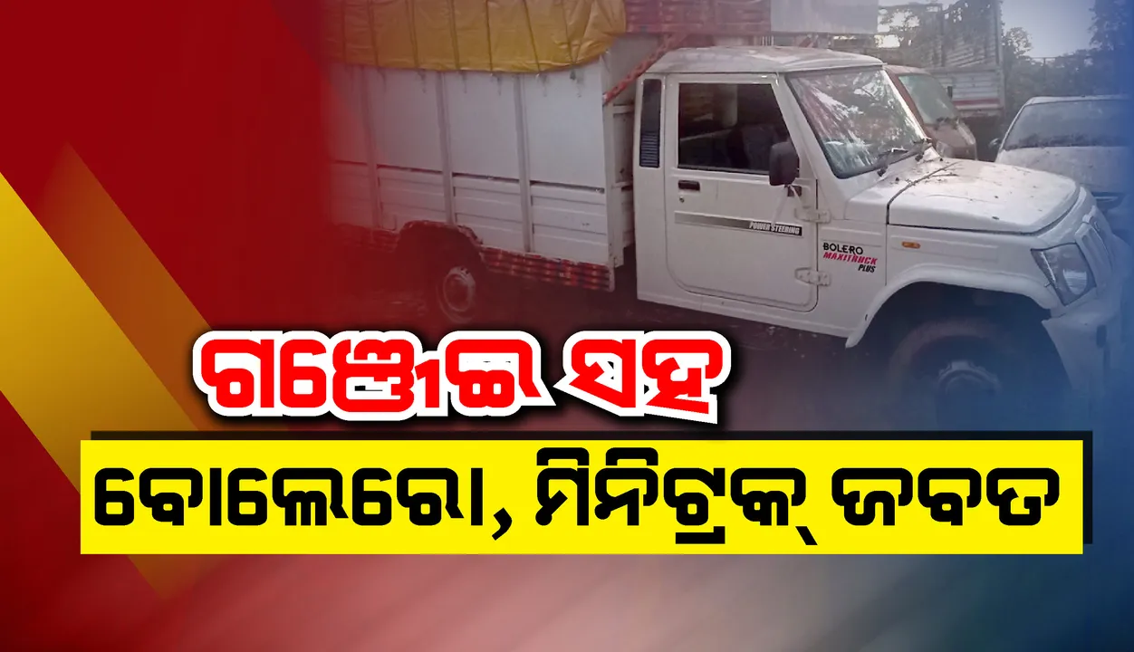  ଲମତାପୁଟ: ୪୦ ଲକ୍ଷ ଟଙ୍କାର ଗଞ୍ଜେଇ ଜବତ, ଚାଳକ ଓ ଖଲାସୀ ଫେରାର୍