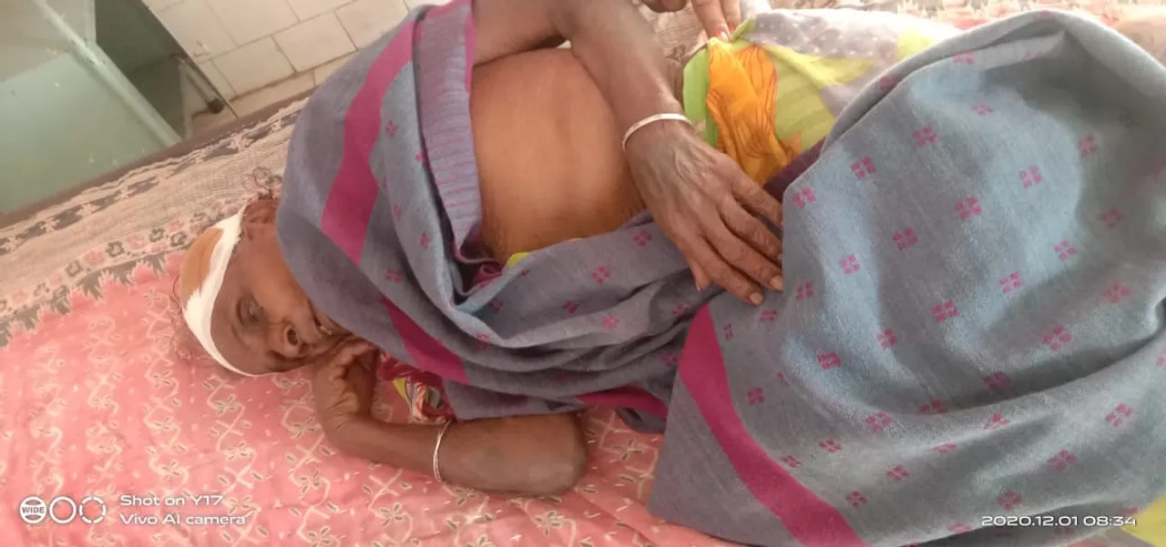  ହାତୀ ଆକ୍ରମଣ, ବୃଦ୍ଧା ଆହତ