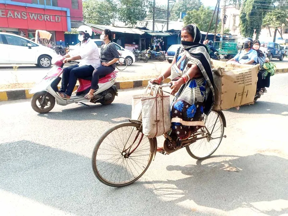  ମୁଁ ବି ସ୍ୱାବଲମ୍ବୀ...। (ଫଟୋ: ମନୋଜ ବିଶ୍ୱାଳ, ବାଲେଶ୍ୱର)