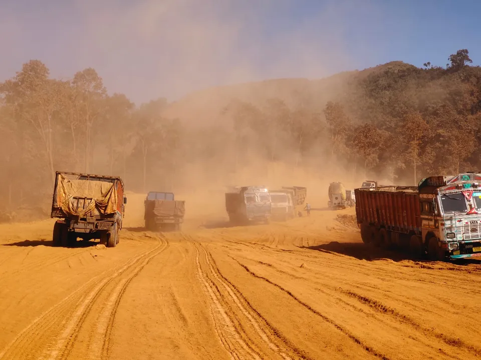  ଧୂଳିରେ ବୁଡ଼ିଛି କୋଇଡ଼ା - କାଲଟା ରାସ୍ତା